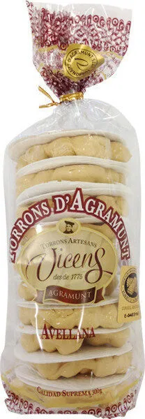 Turrón duro de avellana