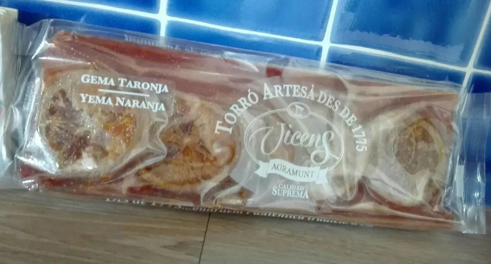 Nougat à la crème et à l'orange