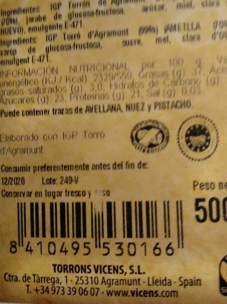 Turrón blando