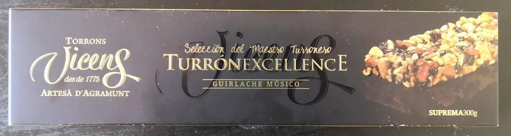 Turrón Excellence Guirlache Músico