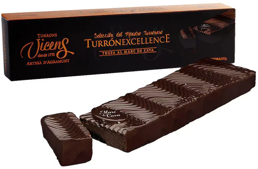 Turrón de trufa al marc de cava