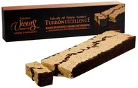 Turrón excellence blando crujiente de almendra con chocolate