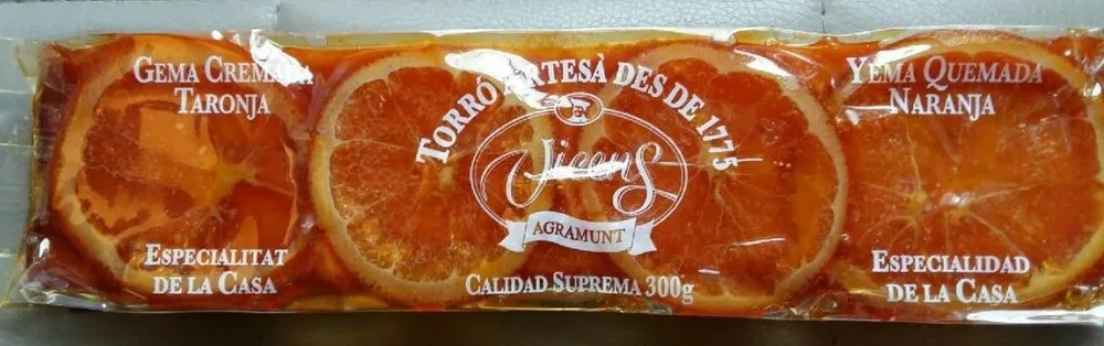 Torrons gema Taronja