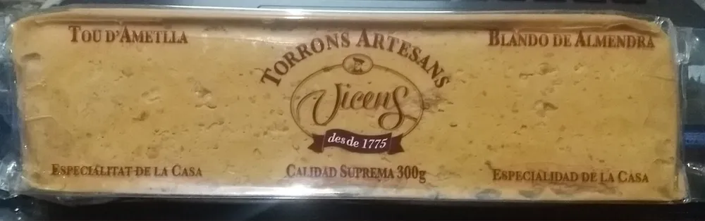 Turrón Blando de Almendra