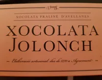 Xocolata jolonch, praliné d'avellanas