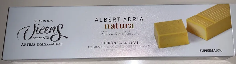 Turrón Coco Thai