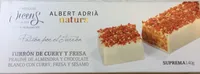 Turron de curry y fresa