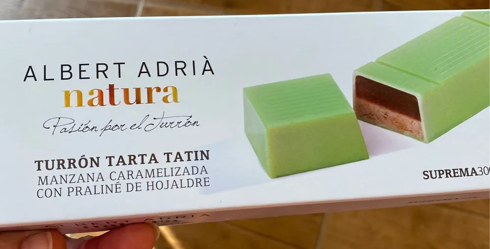 Turrón tarta tatin