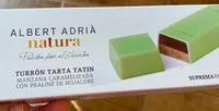 Turrón tarta tatin