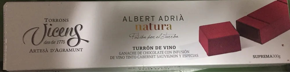 Turrón de vino