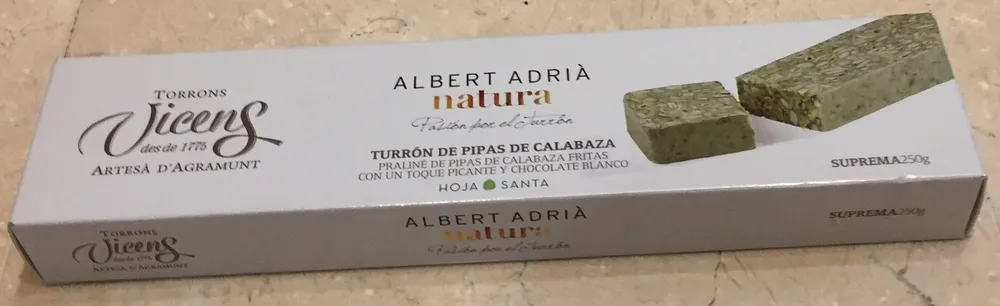Turron de pipas de calabaz
