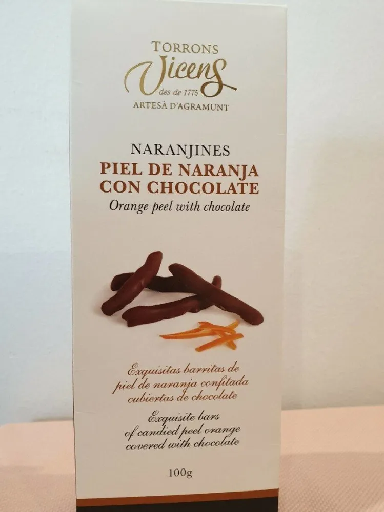 Vicens Naranjines con chocolate