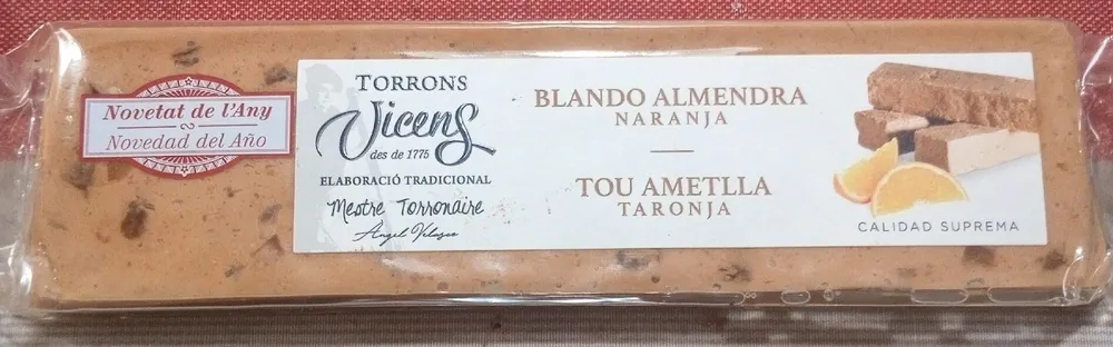 Turron Almendra Naranja