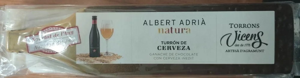 Turrón de cerveza