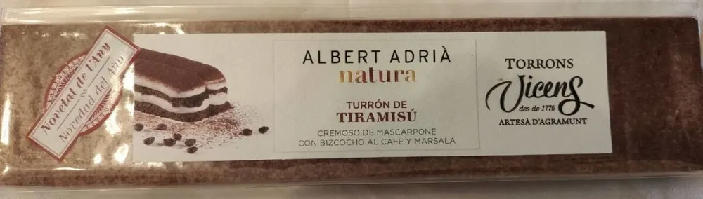 Turrón tiramisú