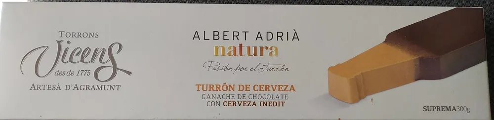 Turrón de cerveza
