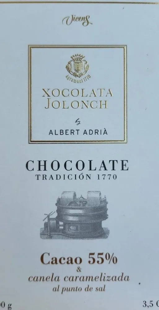 CACAO 55% & CANELA CARAMELIZADA AL PUNTO DE SAL