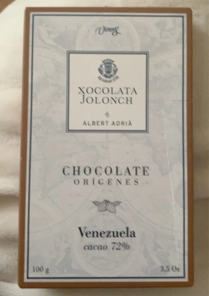 Venezuela cacao 72%