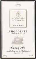 Xocolata jolonch cacao 70%