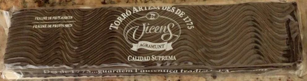 Turrón Praliné de Frutos Secos