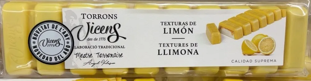 Turron Texturas de limón