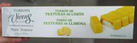 Turrón de texturas de limón