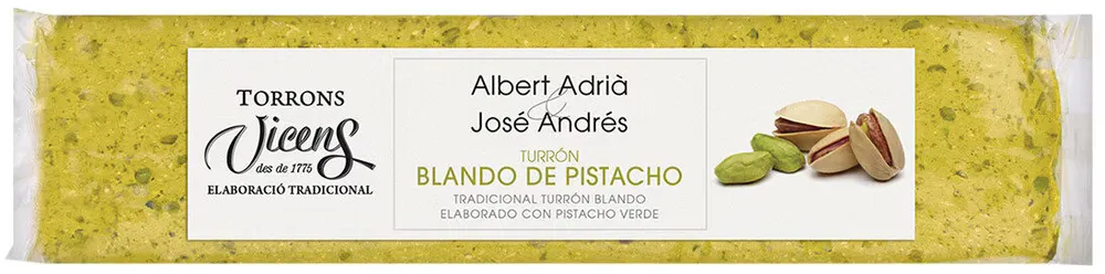 Turrón blando de pistacho