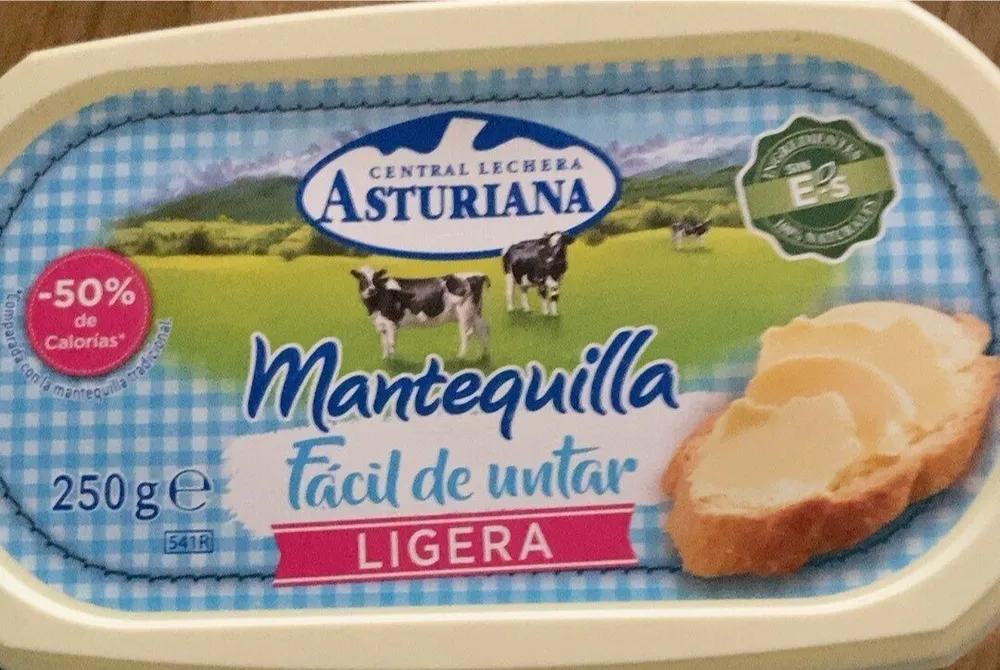 Mantequilla fácil de untar ligera