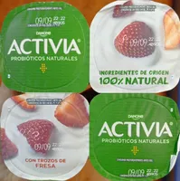 Activia con fresas