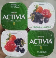 Activia con frutos del bosque