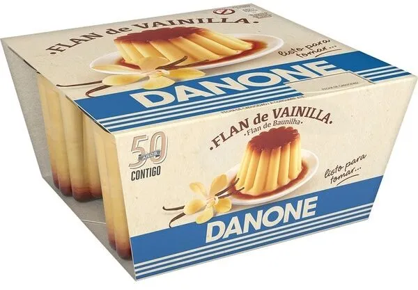 Flan sabor vainilla