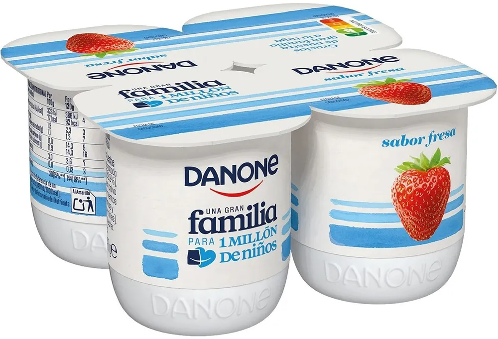 Yogur sabor fresa