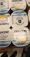 yogurt plátano Danone por cuatro