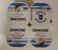 Yogur sabor coco sin gluten