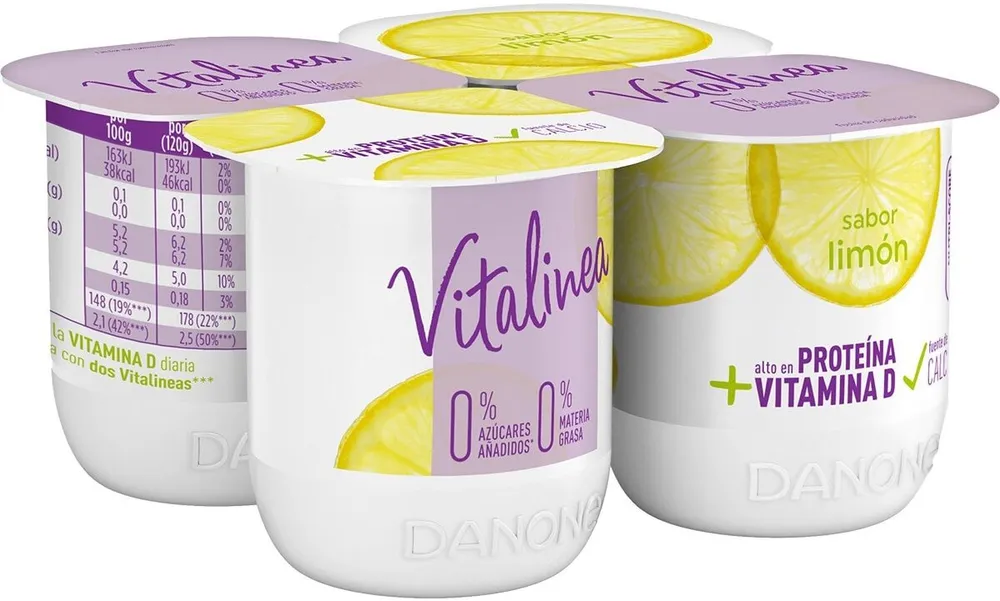Vitalinea yogur sabor limón