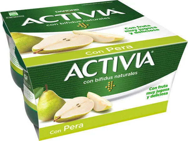 Activia con pera