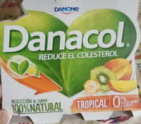 Danacol reduce el colesterol. Tropical