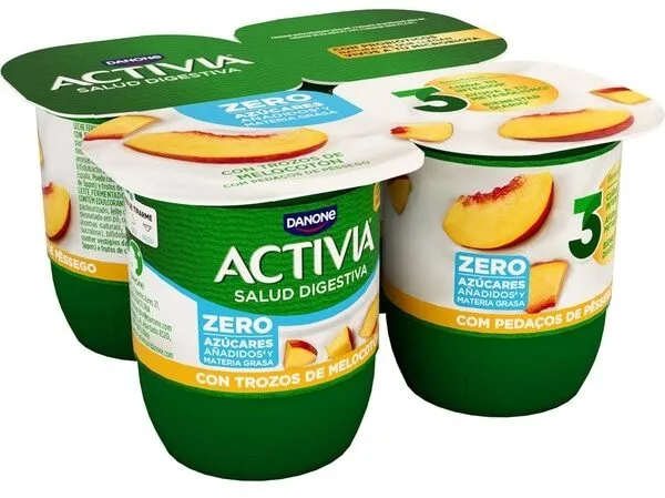 Activia trozos melocotón