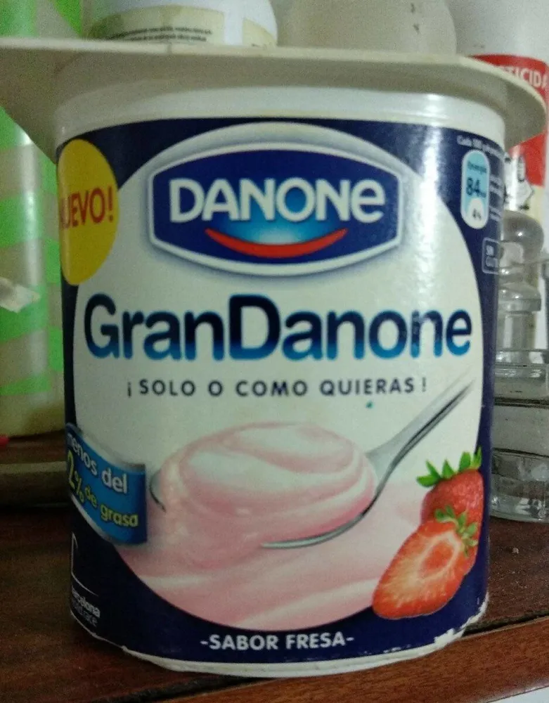 Gran Danone sabor fresa