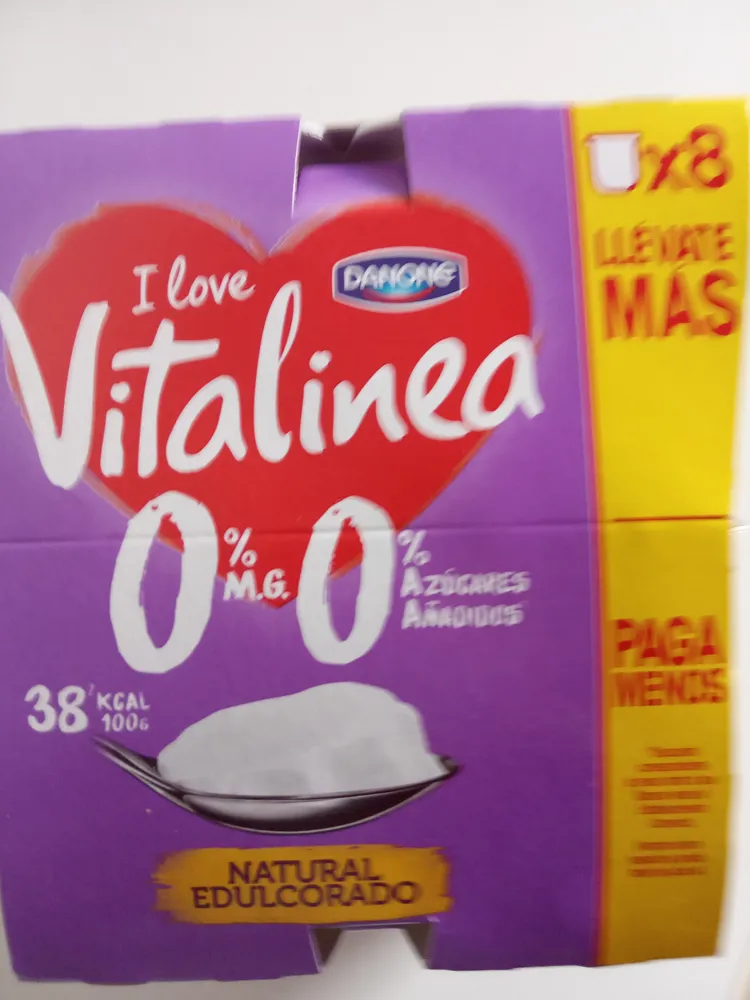Danone Vitalinea Natural Edulcorado