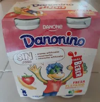 Danonino para beber sabor plátano y fresa