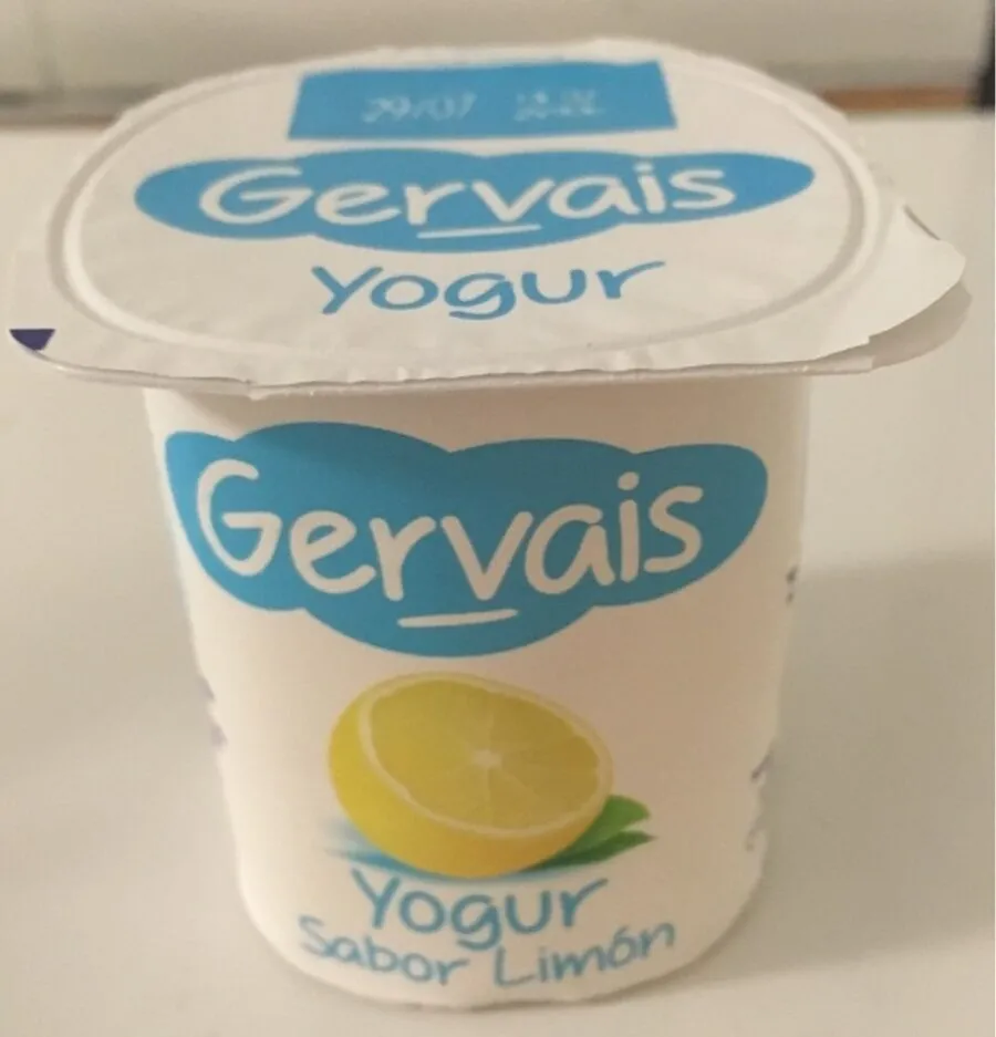Yogur sabor limón