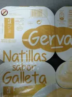 Natillas sabor galleta