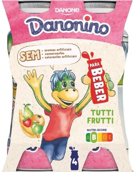 Danonino para beber tutti frutti