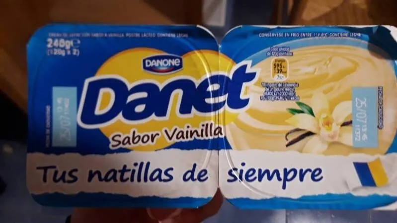 Danet sabor vainilla