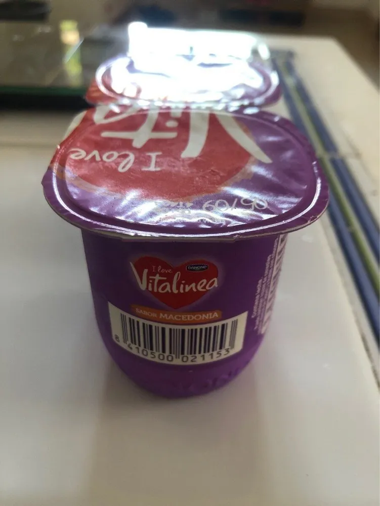 Vitalinea yogur sabor macedonia