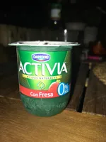 Avtivia con fresa 0 pour cent bifidus natiral