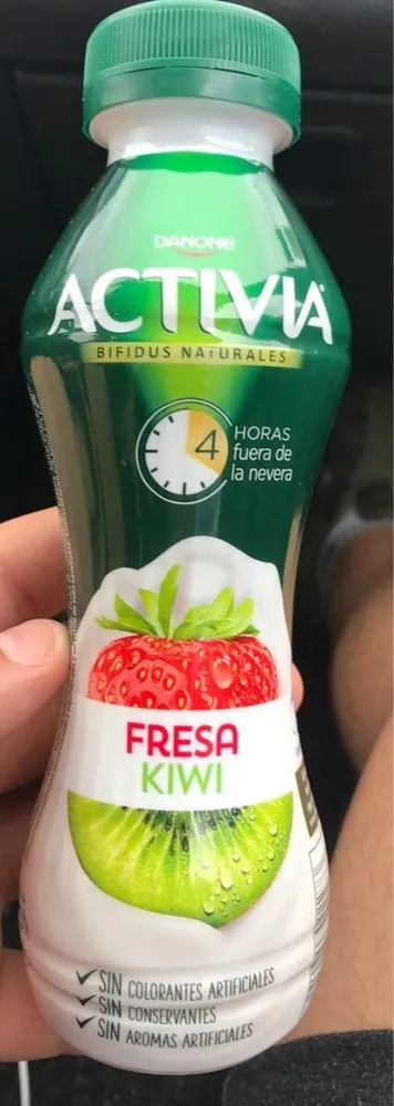 Activia para beber fresa y kiwi