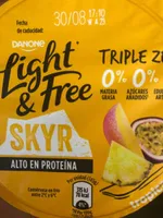 Skyr Light & Free triple zero tropical
