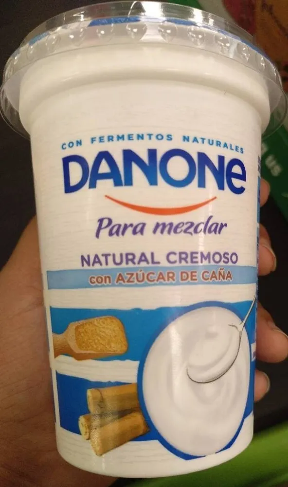Yogur natural cremoso con azucar de caña